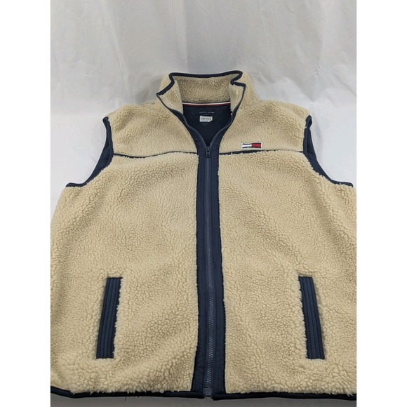 New No Tags Tommy Hilfiger XXL Expedition Sherpa Fleece Vest Casual Warm Outdoor - Picture 3 of 9